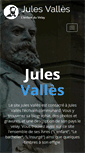 Mobile Screenshot of julesvalles.com